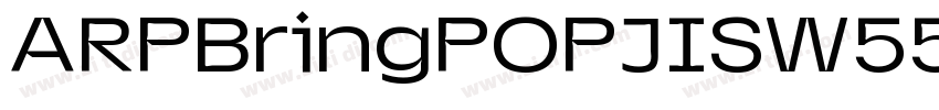 ARPBringPOPJISW55 He字体转换